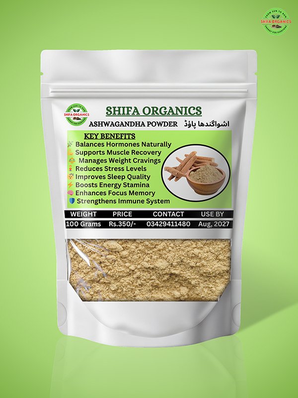Ashwagandha Powder – Natural Stress  Relief, Energy & Hormonal Balance