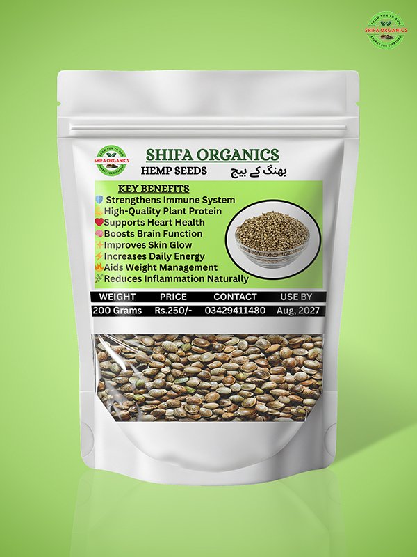 Hemp Seeds – Complete Plant Protein & Heart Health Superfood