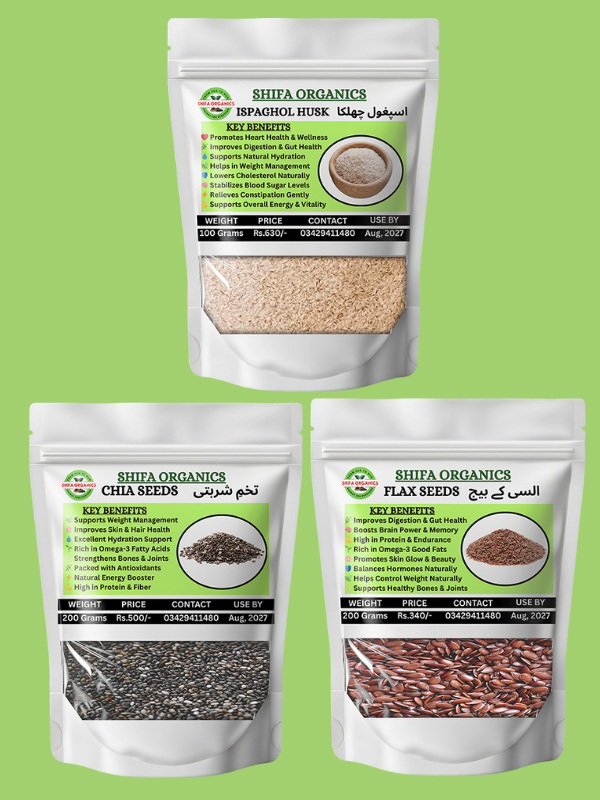 Constipation Relief Bundle – Natural Digestion & Fiber  Support