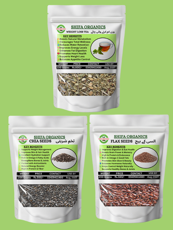 Weight Loss & Detox Kit – Natural Fat Burning &  Detox Seeds