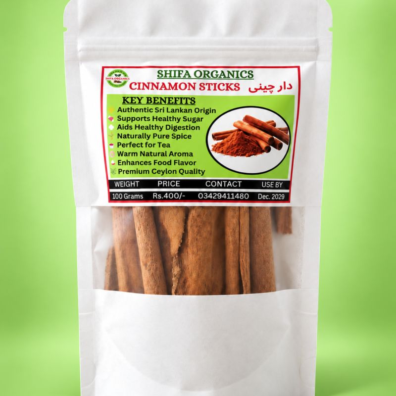 Cinnamon Sticks 100g by SHIFA ORGANICS